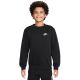 3. Bluza dla dzieci Nike Sportswear Club Fleece czarna FD3006 010