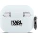 3. Etui Karl Lagerfeld Silicone Karl Head 3D na AirPods Pro 3 - białe