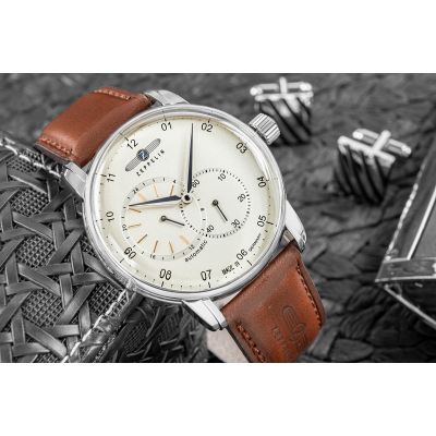 5. Zegarek Męski ZEPPELIN New Captain's Line Automatic 8662-1 + BOX