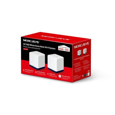6. Mercusys Halo H50G (2-pack) Dual-band (2.4 GHz/5 GHz) Wi-Fi 5 (802.11ac) Biały 3 Wewnętrzny