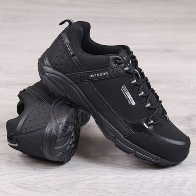 5. Buty trekkingowe wodoodporne czarne DK DK11A
