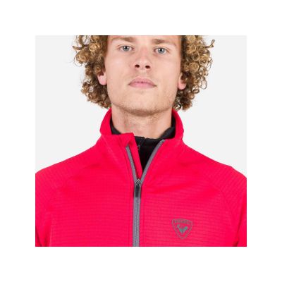 8. Bluza Rossignol Blackside Fleece Fz czerwony