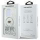 8. Etui Karl Lagerfeld Liquid Glitter Karl Head Magsafe na iPhone 16 Pro - przezroczyste