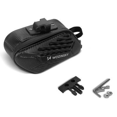 10. Wozinsky torba rowerowa pod siodełko wodoodporna 1,5 l czarna (WBB27BK)