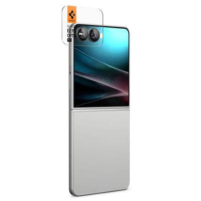 6. Osłona aparatu Spigen Optik Pro HD Glas.TR EZ Fit 2-pack na Samsung Galaxy Z Flip 7 - czarna