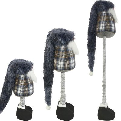 10. SKRZAT GNOM DEKORACYJNY NA TELESKOPACH 38-88CM SZARY