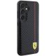 4. Etui Ferrari Carbon Printed Line na Samsung Galaxy S24+ - czarne