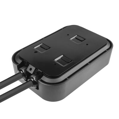 4. Green Cell EV15RFID stacja ładowania pojazdów elektrycznych Czarny Aluminium Ściana 3 Wbudowany wyświetlacz LCD