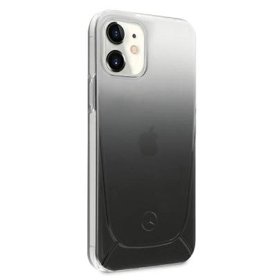 4. Etui Mercedes Transparent Line na iPhone 12 mini - czarne