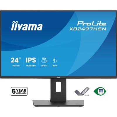 2. iiyama ProLite XB2497HSN-B1 monitor komputerowy 60,5 cm (23.8") 1920 x 1080 px Full HD LED Czarny