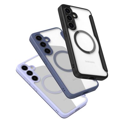 3. Etui Dux Ducis Skin X Pro na Samsung Galaxy S24+ z MagSafe i klapką - niebieskie