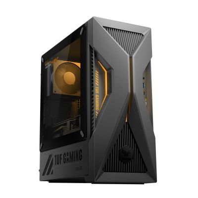 ASUS TUF Gaming T500 T500MV-07240H242W Intel Core 7 240H 32 GB DDR5-SDRAM 1 TB SSD NVIDIA GeForce RTX 5060 Ti Windows 11 Home Mini Tower PC Czarny, Szary