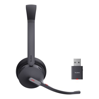 2. Yealink WH64 Hybrid Dual Teams Zestaw słuchawkowy Bezprzewodowy Opaska na głowę Biuro/centrum telefoniczne Micro-USB Bluetooth Podstawka do ładowania Czarny