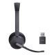 2. Yealink WH64 Hybrid Dual Teams Zestaw słuchawkowy Bezprzewodowy Opaska na głowę Biuro/centrum telefoniczne Micro-USB Bluetooth Podstawka do ładowania Czarny