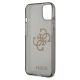 7. Etui Guess Glitter 4G Big Logo na iPhone 13 mini - czarne