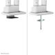18. Neomounts DS70S-950WH2 uchwyt / stojak do monitorów 88,9 cm (35") Biurko Biały