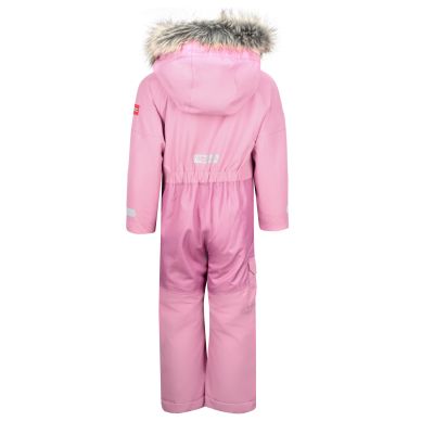 2. Kombinezon zimowy dziewczęcy Trollkids Kids Kirkenes Snowsuit śnieżny wodoodporny różowy (387-231)