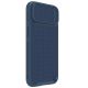 3. Nillkin Textured S Case etui iPhone 14 pancerny pokrowiec z osłoną na aparat niebieski