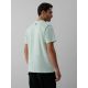 2. T-shirt regular z nadrukiem męski 4F 4FKAW26TTSHM4474-47S