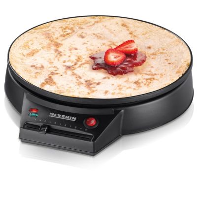 Severin CM 2198 urządzenie do smażenia naleśników 1 naleś. 1000 W Czarny