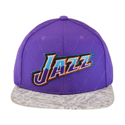 2. Czapka z daszkiem Mitchell & Ness NBA Diamond Base Snapback HWC Utah Jazz - HHSS1213-UJAYYPPPPURP