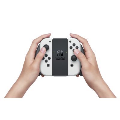 27. Nintendo Switch OLED przenośna konsola do gier 17,8 cm (7") 64 GB Ekran dotykowy Wi-Fi Czarny, Biały