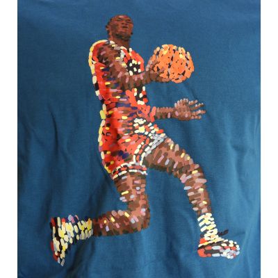 8. Koszulka sportowa męska Jordan Flight niebieska - FN6000-457