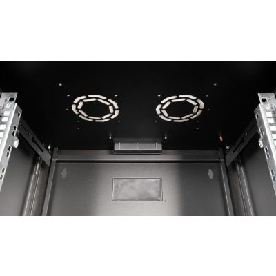 Equip EPM-07-6045-B-CBAA stojak 7U Szafa wisząca Czarny