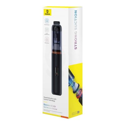 10. Odkurzacz Baseus A5 Air samochodowy 12000Pa 90W - czarny