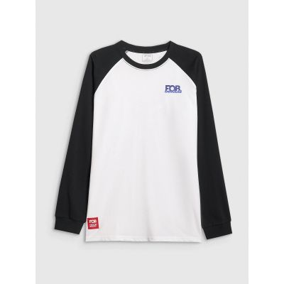 8. Longsleeve oversize męski 4F 4FRAW25TLONM633-10S