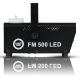 7. LIGHT4ME FM 500 LED V2 - Wytwornica dymu/mgły, pilot bezprzewodowy, moc 500W, efekt świetlny 3x1W RGB