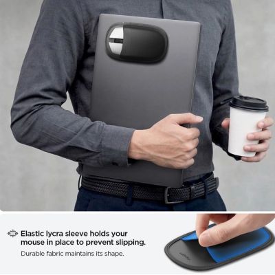 12. Etui Spigen LD220 Mouse Sleeve na myszkę - czarna