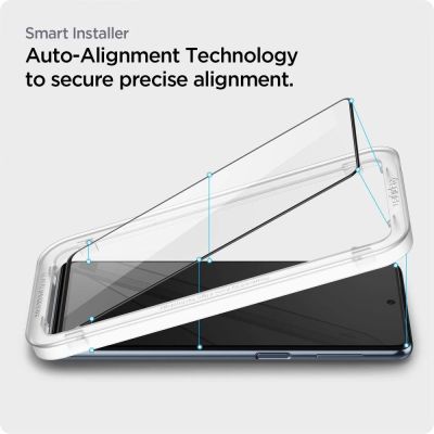 7. Szkło hartowane Spigen ALM Glass FC na Samsung Galaxy M53 5G - czarne