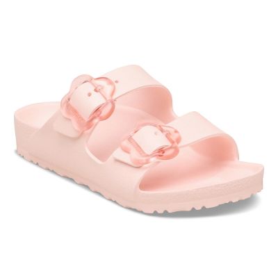 Birkenstock dziecięce klapki ARIZONA FLOWER EVA KIDS 1031271 LIGHT ROSE (szerokość wąska)