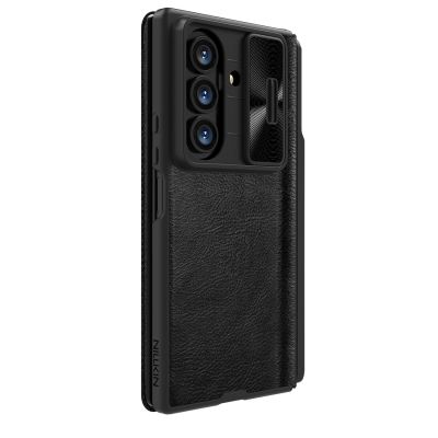 4. Etui Nillkin Qin Pro na Samsung Galaxy Z Fold 7 z miejscem na S Pen - czarne