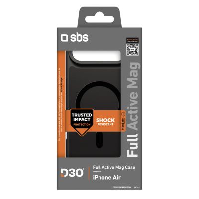 2. Etui SBS Full Active Mag z technologią D3O na iPhone 17 Air - czarne