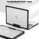 5. Etui Tech-Protect SmartShell Pro na Macbook Pro 14 M1 / M2 / M3 / M4 / M5 2021-2025 - czarno-przezroczyste