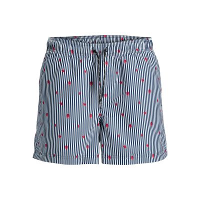 Jack&Jones męskie kąpielówki JWHARUBA SWIM PRINTS SHORTS 12206537 NAVY BLAZER STRIPES