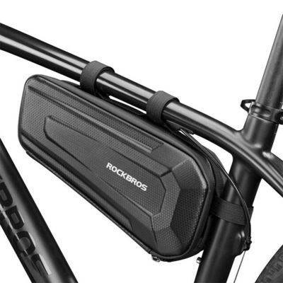 4. Torba rowerowa Rockbros B66 wodoodporna na ramę - czarna