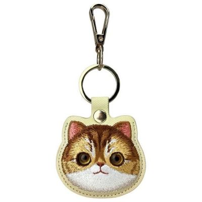 4. Zestaw Nimmy Big Eyed Pet 2.0 Cat 3w1 torebka na telefon + portfel + etui na lokalizator - beżowy