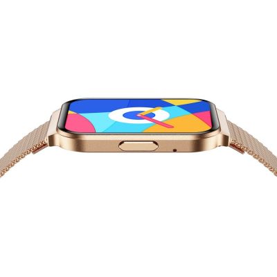12. Smartwatch Gravity Różowe Złoto Pasek + Bransoleta GT44-1