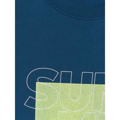 5. T-shirt regular z nadrukiem męski 4F 4FWSS26TTSHM2783-46S
