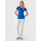 3. T-shirt slim gładki damski 4F NOSH4TSD001B-36S