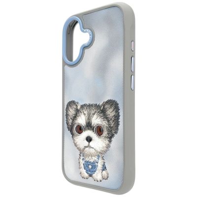 6. Etui Nimmy Big Eyed Pet 2.0 Dog do iPhone 17 - szare