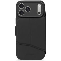 Decoded Textured Silicone Detachable Wallet - obudowa ochronna do iPhone 17 Pro kompatybilna z MagSafe (phantom black)