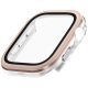 4. Etui ze szkłem hartowanym UNIQ Voute na Apple Watch 10 46 mm - różowo-złota
