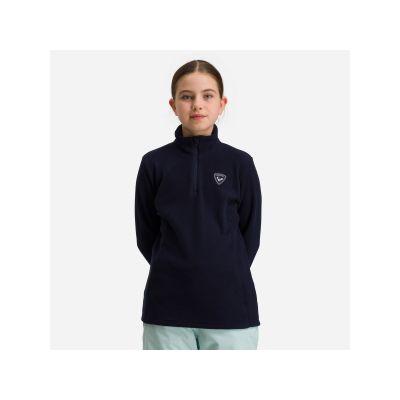 3. Bluza ROSSIGNOL Girl 1/2 Zip Fleece granatowy