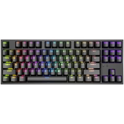 17. GENESIS Thor 404 TKL klawiatura Gaming USB QWERTY Amerykański międzynarodowy Czarny