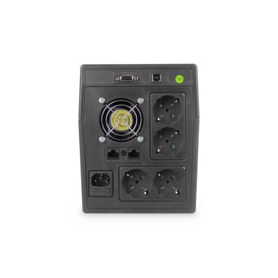 8. UPS Line-Ineractive LCD, 1500VA/900W2x12V/9Ah, AVR, 4xSCHUKO, USB, RS232, RJ45