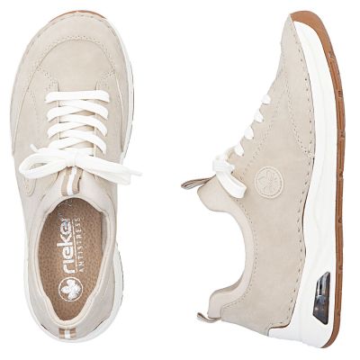 3. Półbuty damskie komfortowe beżowe Rieker 44562-62